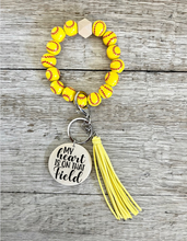 Load image into Gallery viewer, Softball Wristlet