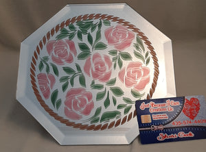 Etched Rose Mirror
