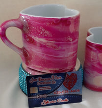 Load image into Gallery viewer, Pink Coffee Cups Set

