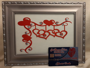 Etched Love Picture Frame