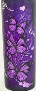 20 oz. Purple Butterfly Tumbler