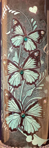 20 oz. Teal Butterfly Tumbler