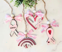 Load image into Gallery viewer, Breast Cancer Awareness Car Charm
